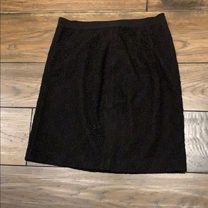 Black Loft pencil skirt